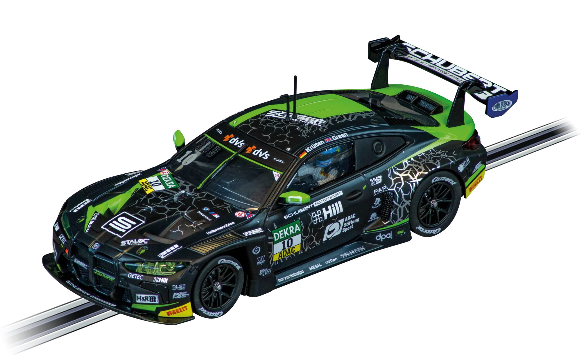 carrera-evolution-bmw-m4-gt3-slotcar-schubert-no-10-1-32 image 1