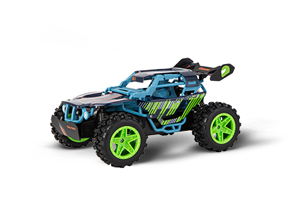 carrera-action-2-4ghz-trail-cruiser-rc-auto-gel-ndewag image 1