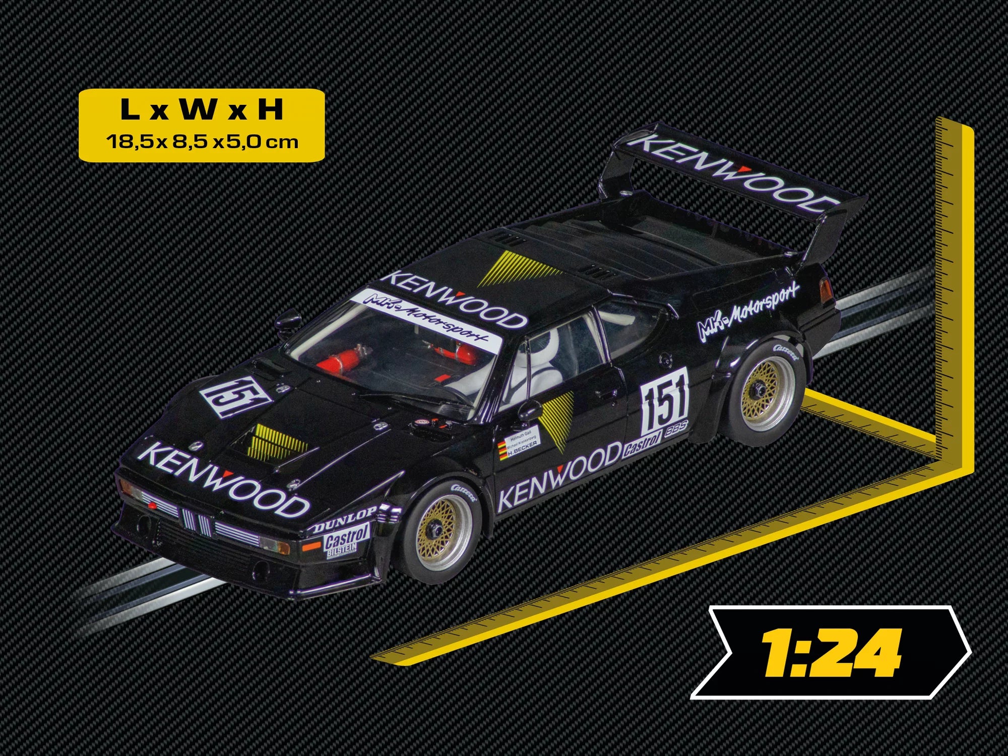 carrera-digital-124-bmw-m1-procar-no-151-slotcar-1-24 image 6