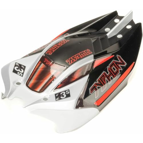arrma-grom-typhon-ara-1563-karosserie-silber-schwarz-rc-karo image 2