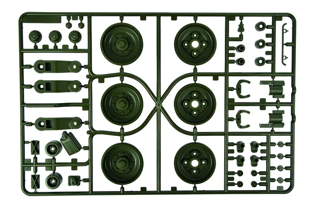 tamiya-leopard-2a6-300005977-b-teile-arm-laufrollen-schwarz image 1