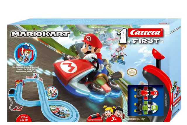 carrera-first-mario-kart-mario-vs-luigi-rennbahn-set image 1