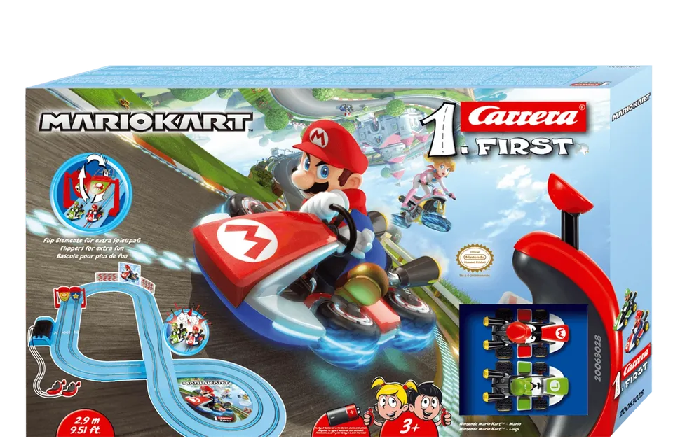 carrera-first-mario-kart-mario-vs-luigi-rennbahn-set image 1