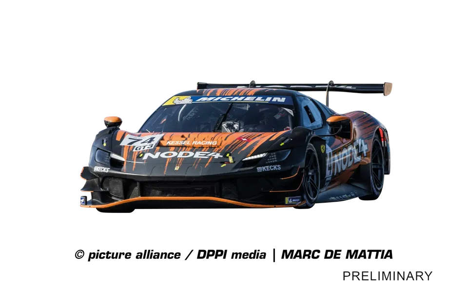 carrera-digital-132-ferrari-296-gt3-kessel-no-74-slotcar-1-32 image 1