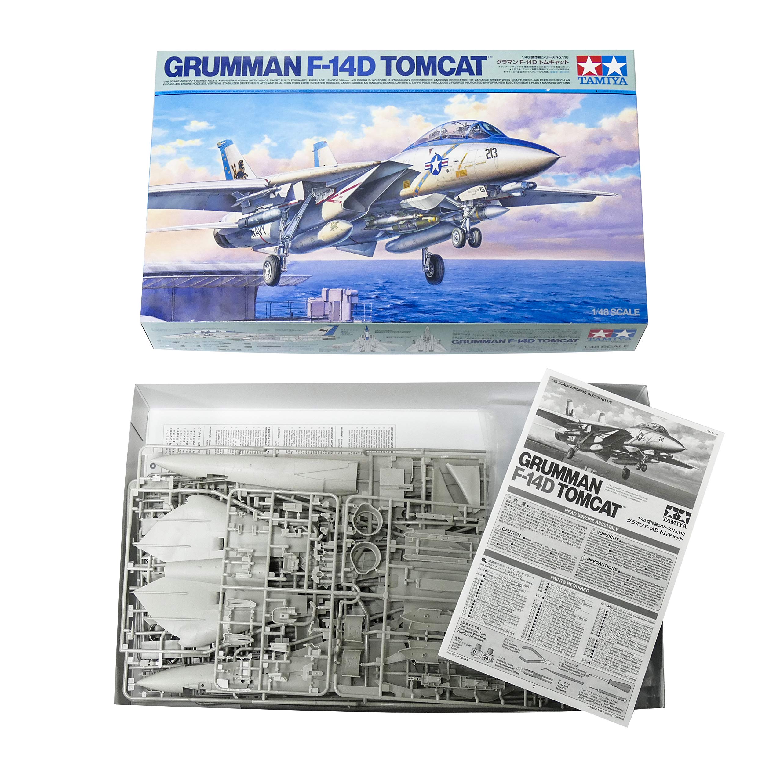 tamiya-grumman-f-14d-tomcat-1-48-flugzeug-bausatz-61118 image 6
