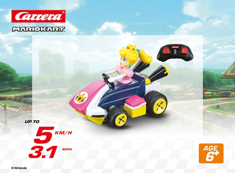 carrera-mario-kart-mini-rc-peach-2-4ghz-6-2cm-fernauto image 2