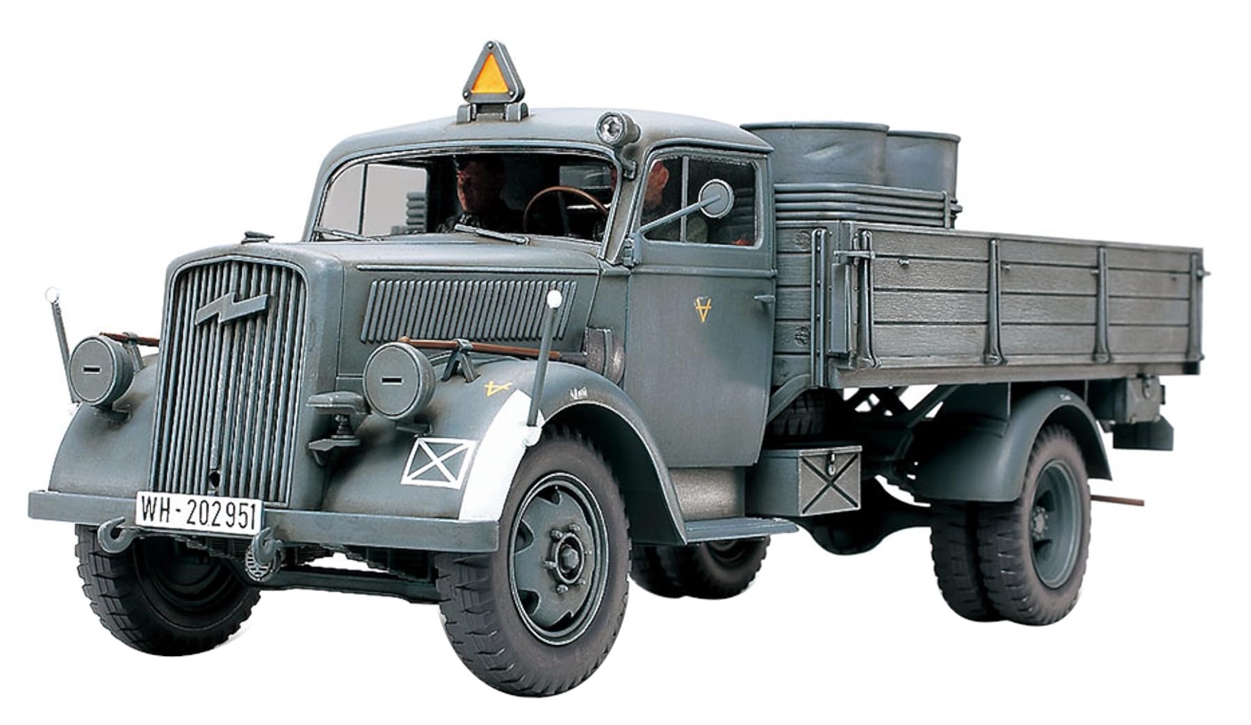 tamiya-35291-transport-lkw-3to-modellbausatz-1-35-grau image 1