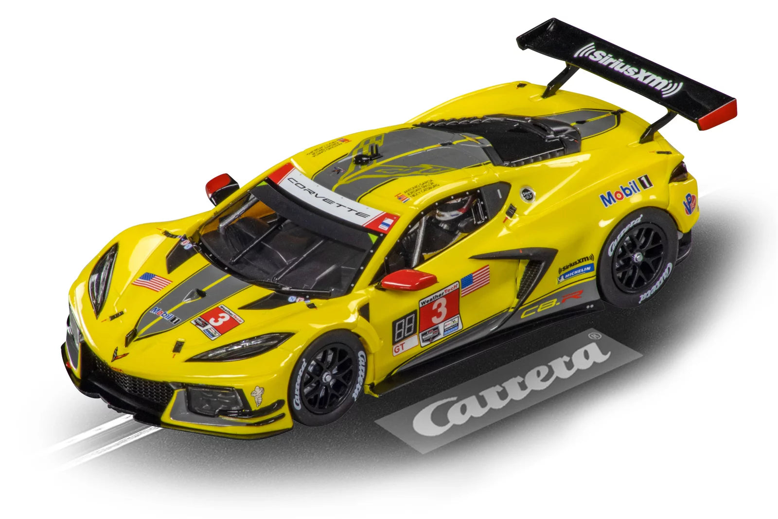 carrera-digital-132-chevrolet-corvette-c8-r-no-3-slotcar-gelb image 1