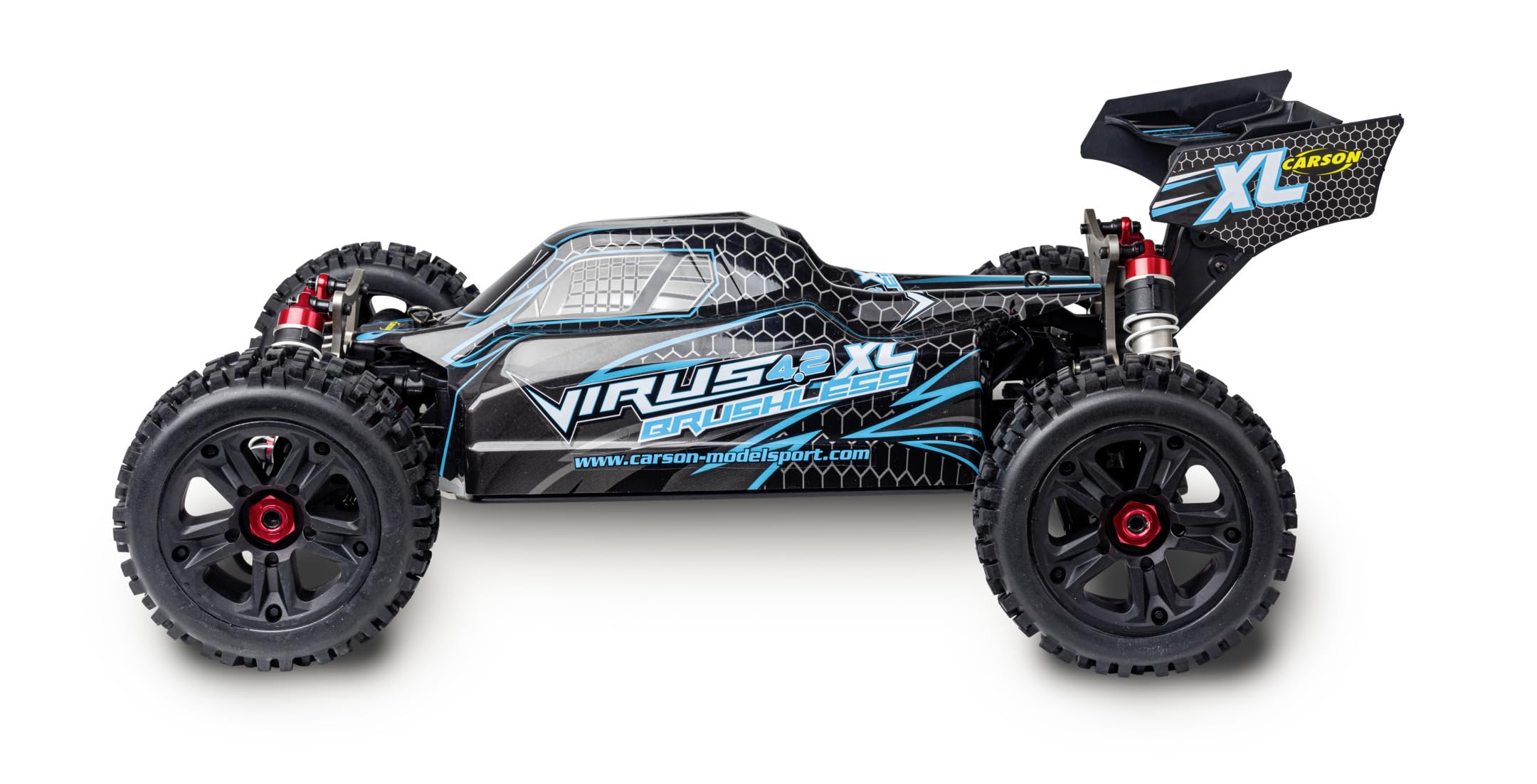 carson-500409081-virus-4-2-xl-1-8-brushless-rc-auto-80-km-h image 2