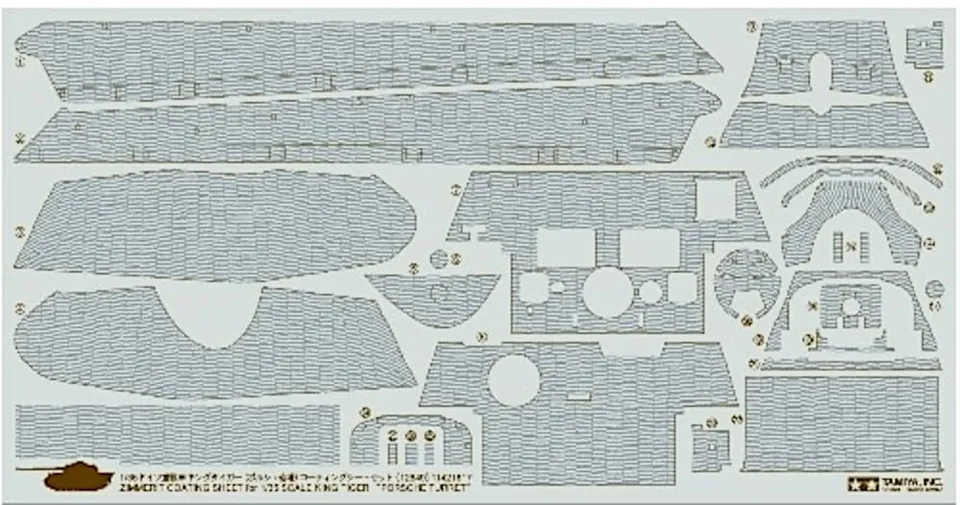 tamiya-300012649-k-nigstiger-porsche-foto-tzteile-1-35-zimmerit image 1