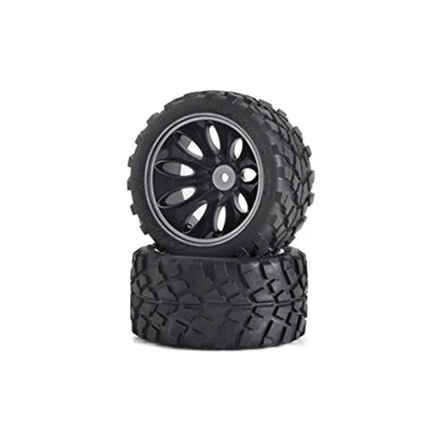 carson-500900049-truggy-reifen-felgen-set-1-10-schwarz image 1