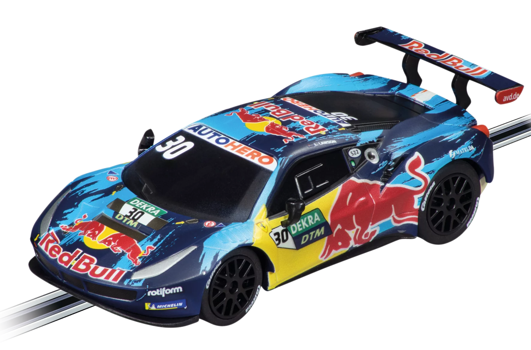 carrera-digital-132-ferrari-488-gt3-slotcar-no-30-1-43 image 1