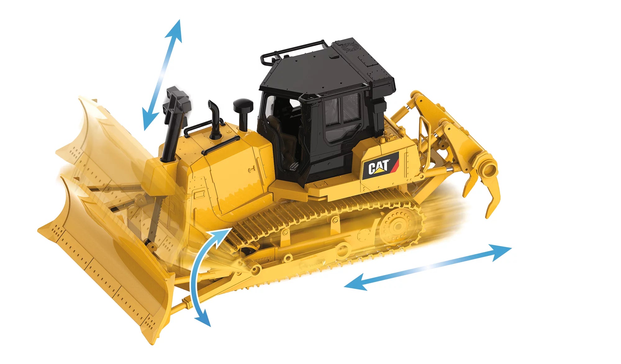 carrera-cat-d7e-bulldozer-rc-1-24-mit-sound-und-licht image 6