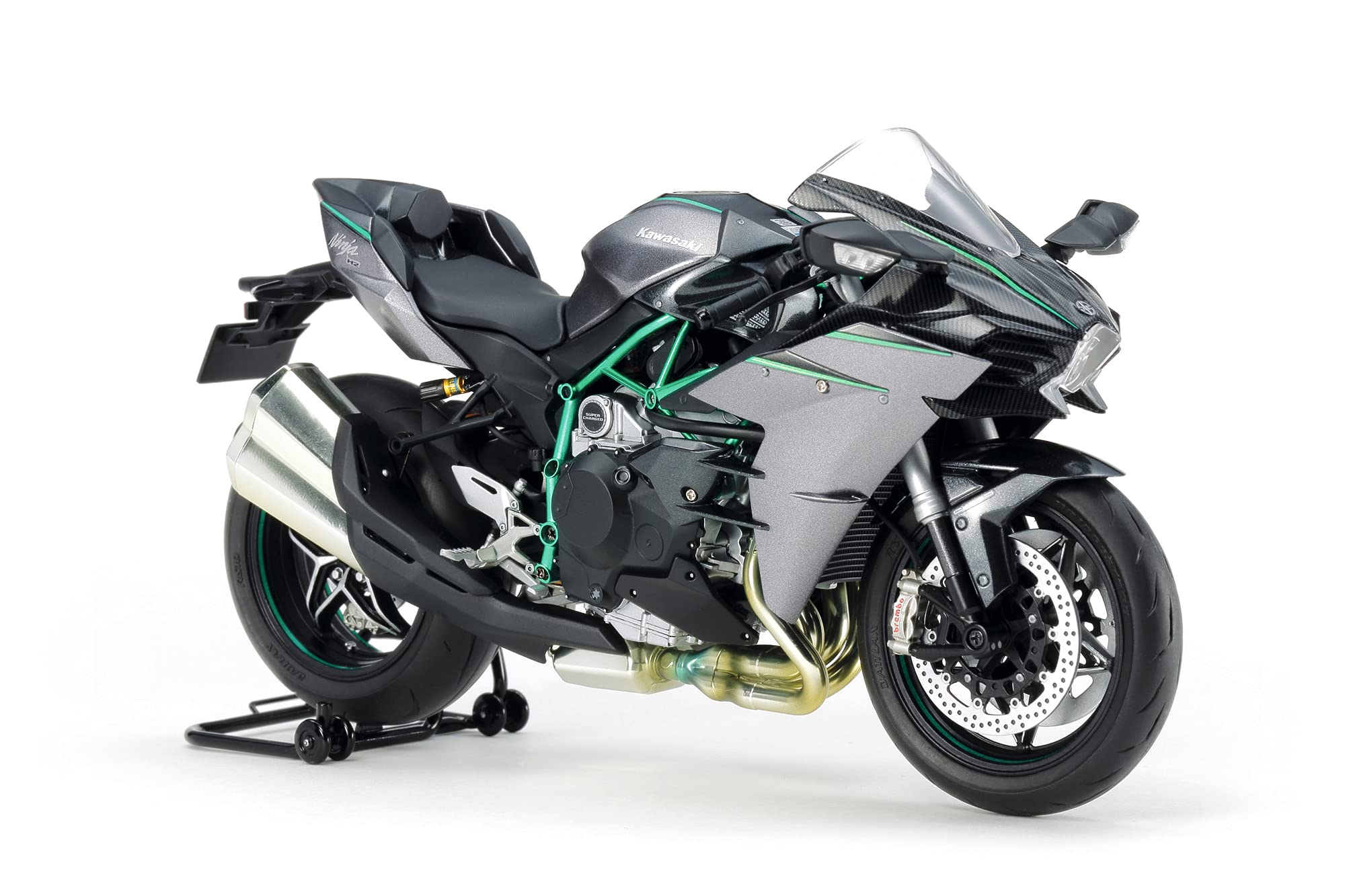 tamiya-static-models-kawasaki-ninja-h2-carbon-14136-1-12 image 1