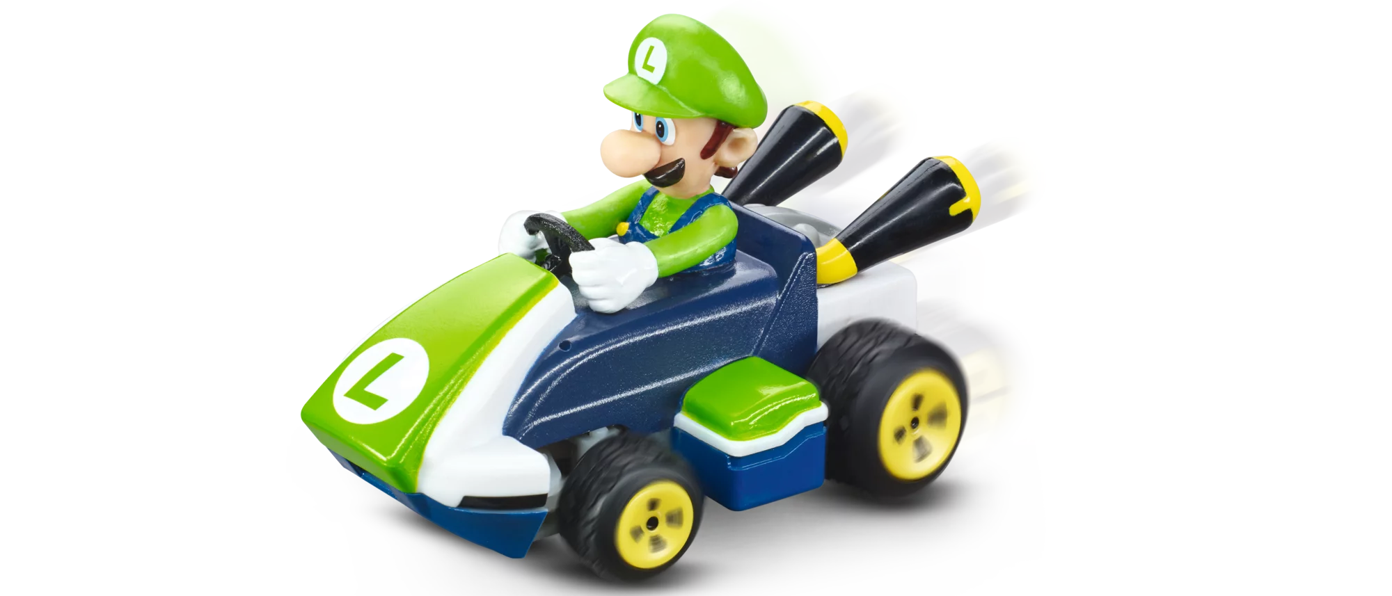 carrera-mario-kart-mini-rc-luigi-2-4-ghz-fernauto-paperbox image 4