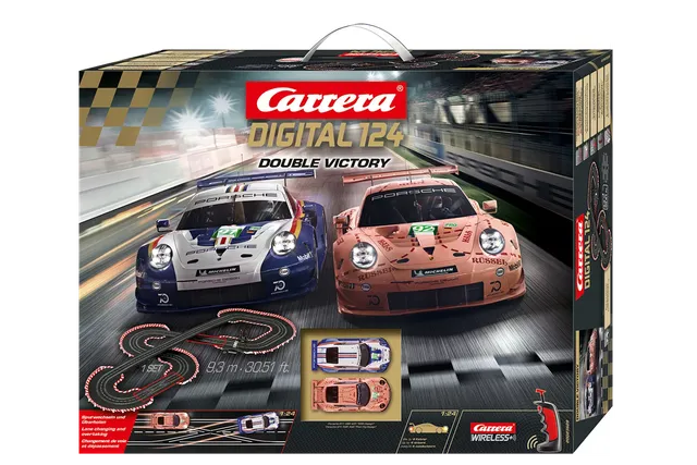 carrera-digital-124-double-victory-porsche-911-rsr-rennbahn-9-3m image 1