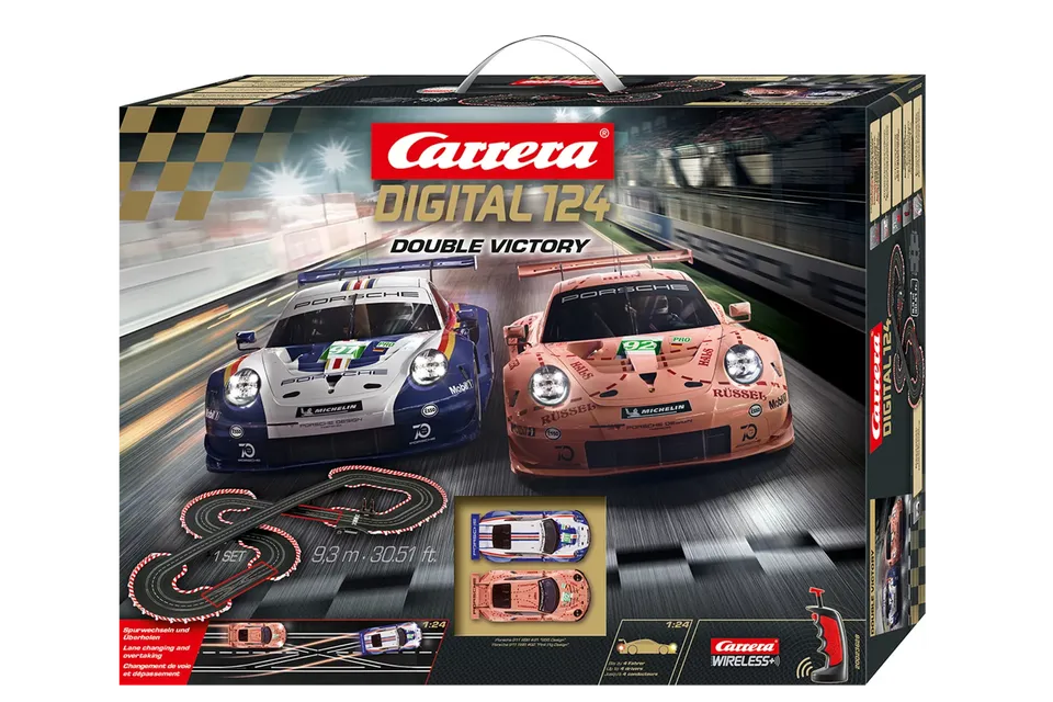 carrera-digital-124-double-victory-porsche-911-rsr-rennbahn-9-3m image 1