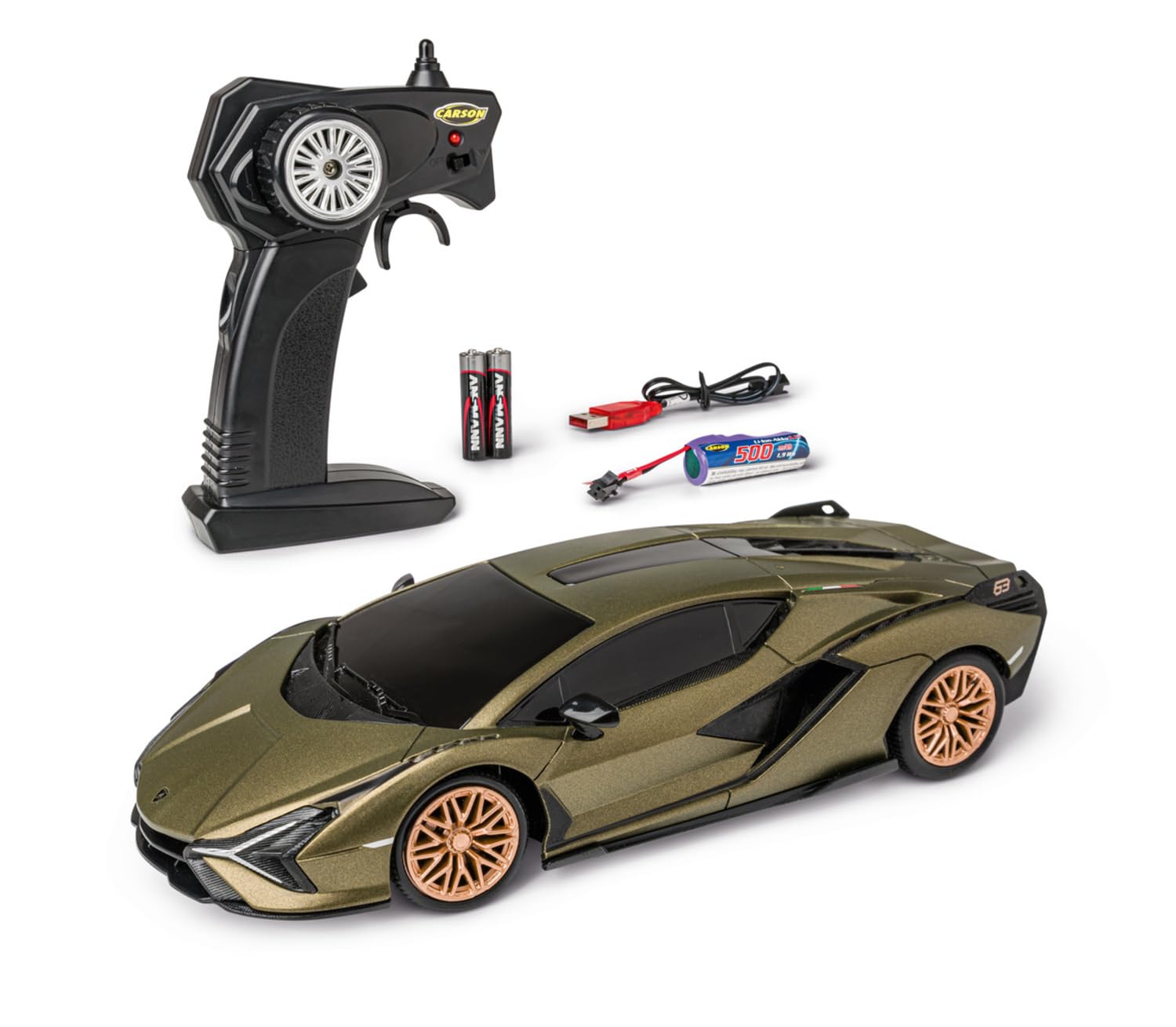 carson-500404308-lamborghini-veneno-rc-auto-1-24-gr-n-rtr image 8