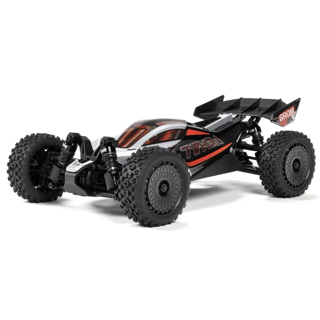 arrma-grom-typhon-223s-blx-buggy-4x4-silber-rtr image 1