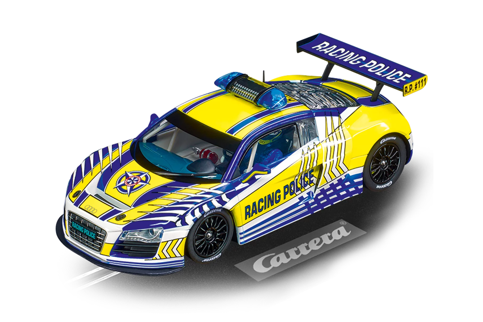carrera-digital-132-audi-r8-lms-racing-police-slotcar-1-32 image 1