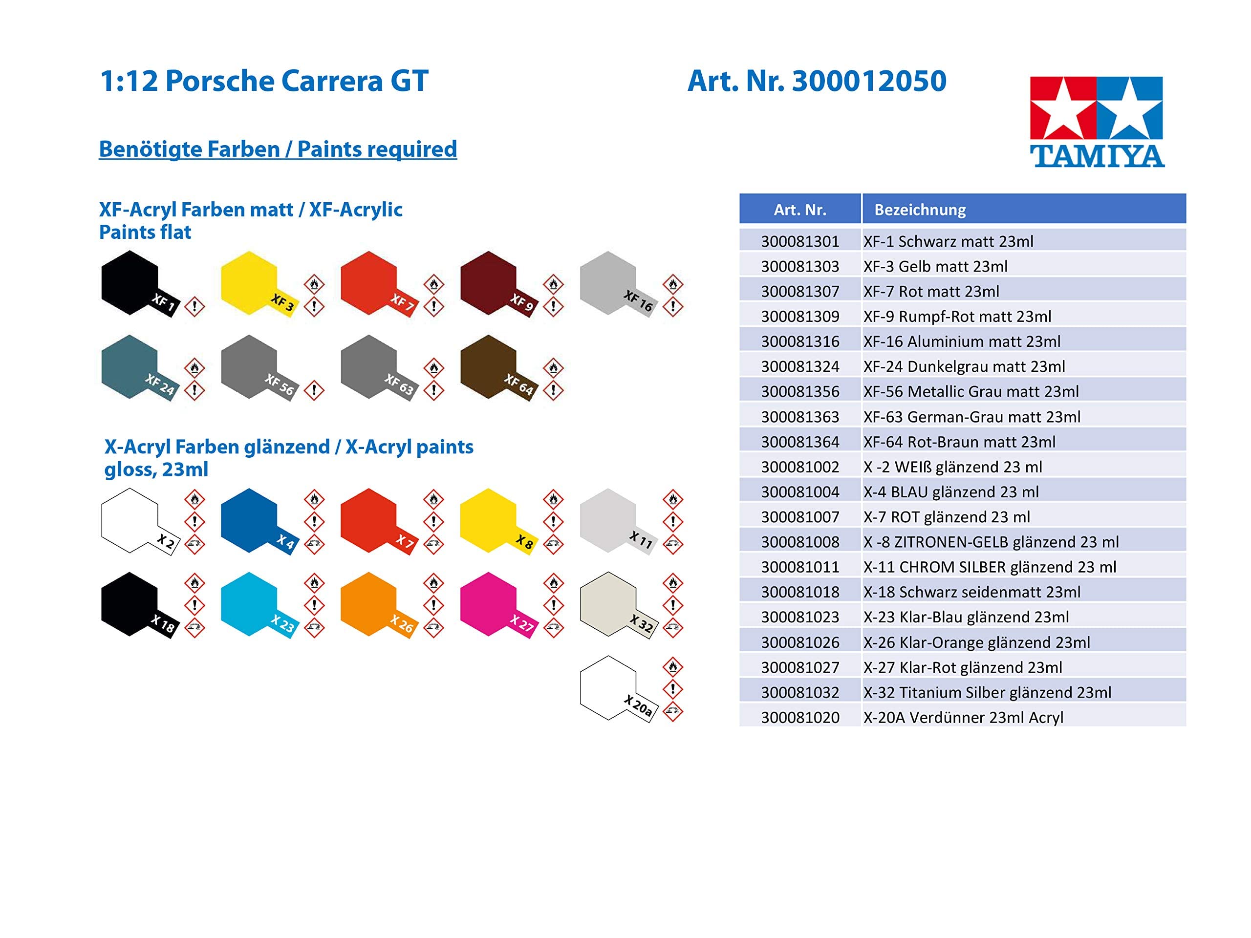tamiya-300012050-porsche-carrera-gt-modellbausatz-1-12-die-cast image 3