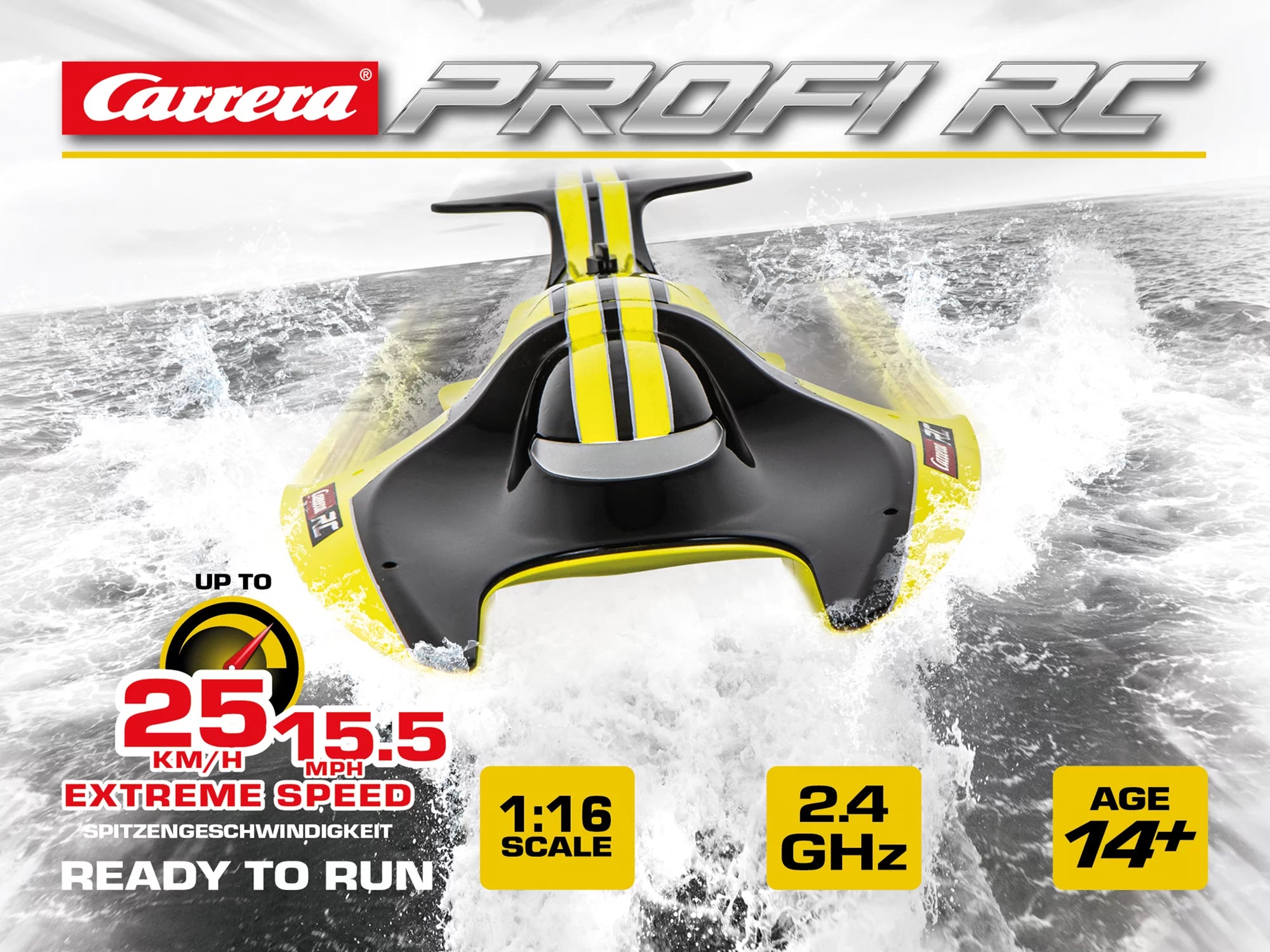 carrera-profi-rc-speedray-rc-boot-2-4-ghz-gelb-25-km-h image 6