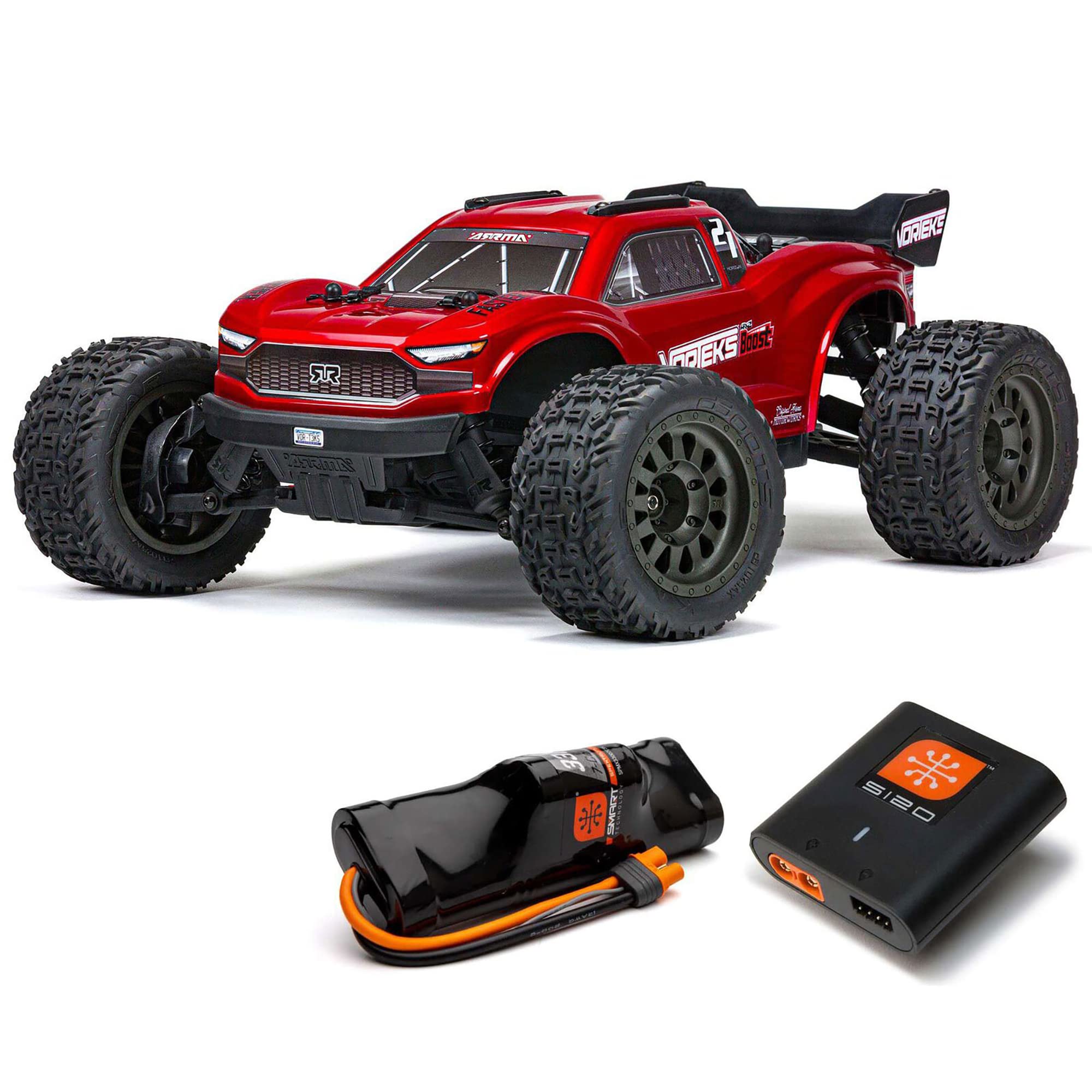 arrma-vorteks-4x2-boost-mega-550-stadium-truck-rtr-rot image 1