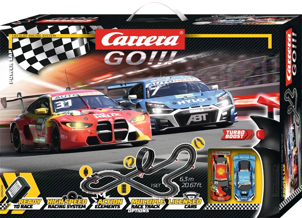 carrera-go-dtm-power-lap-bmw-audi-rennbahn-set-1-43 image 1