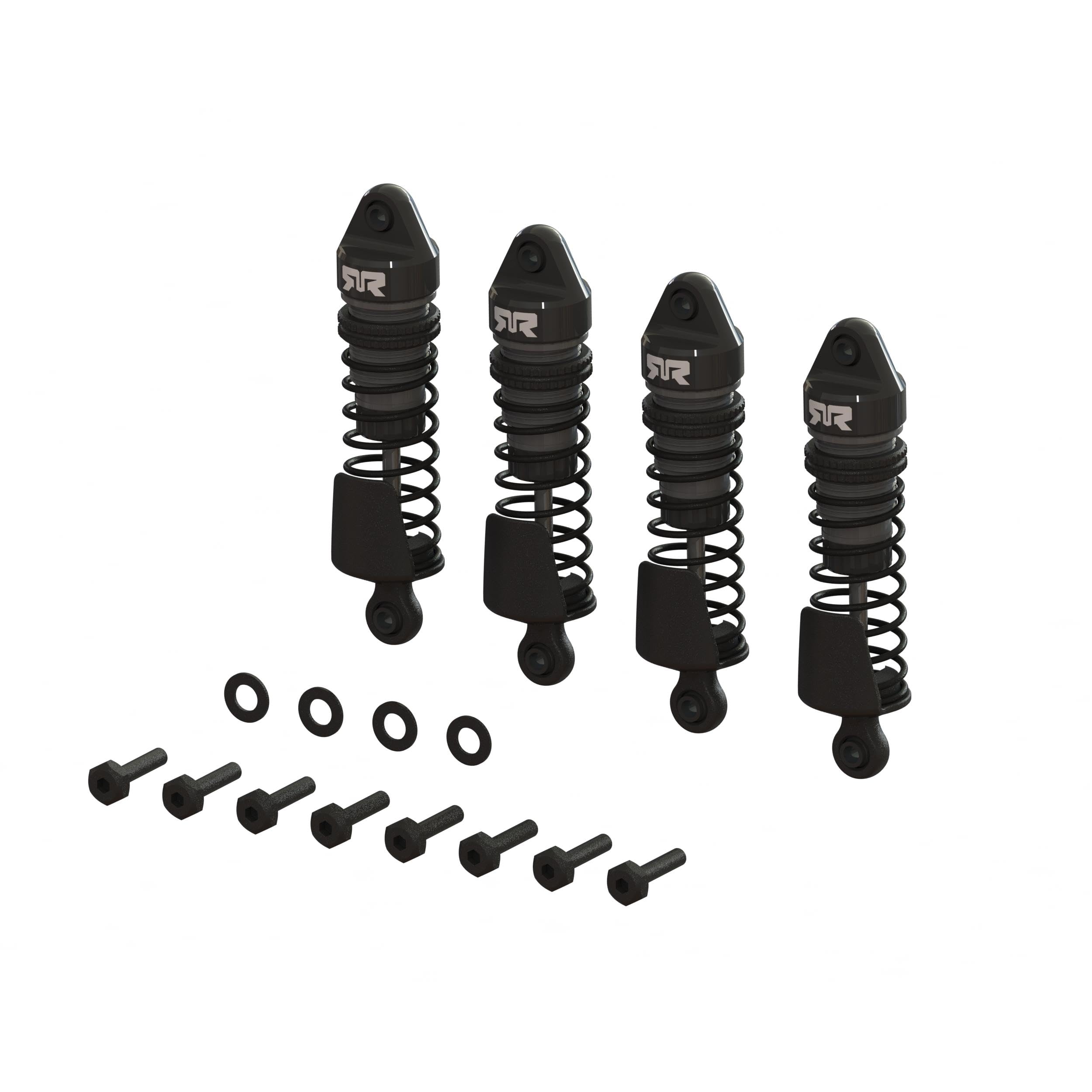 arrma-grom-alu-sto-d-mpfer-set-58mm-gun-metal-4-st-ck image 1