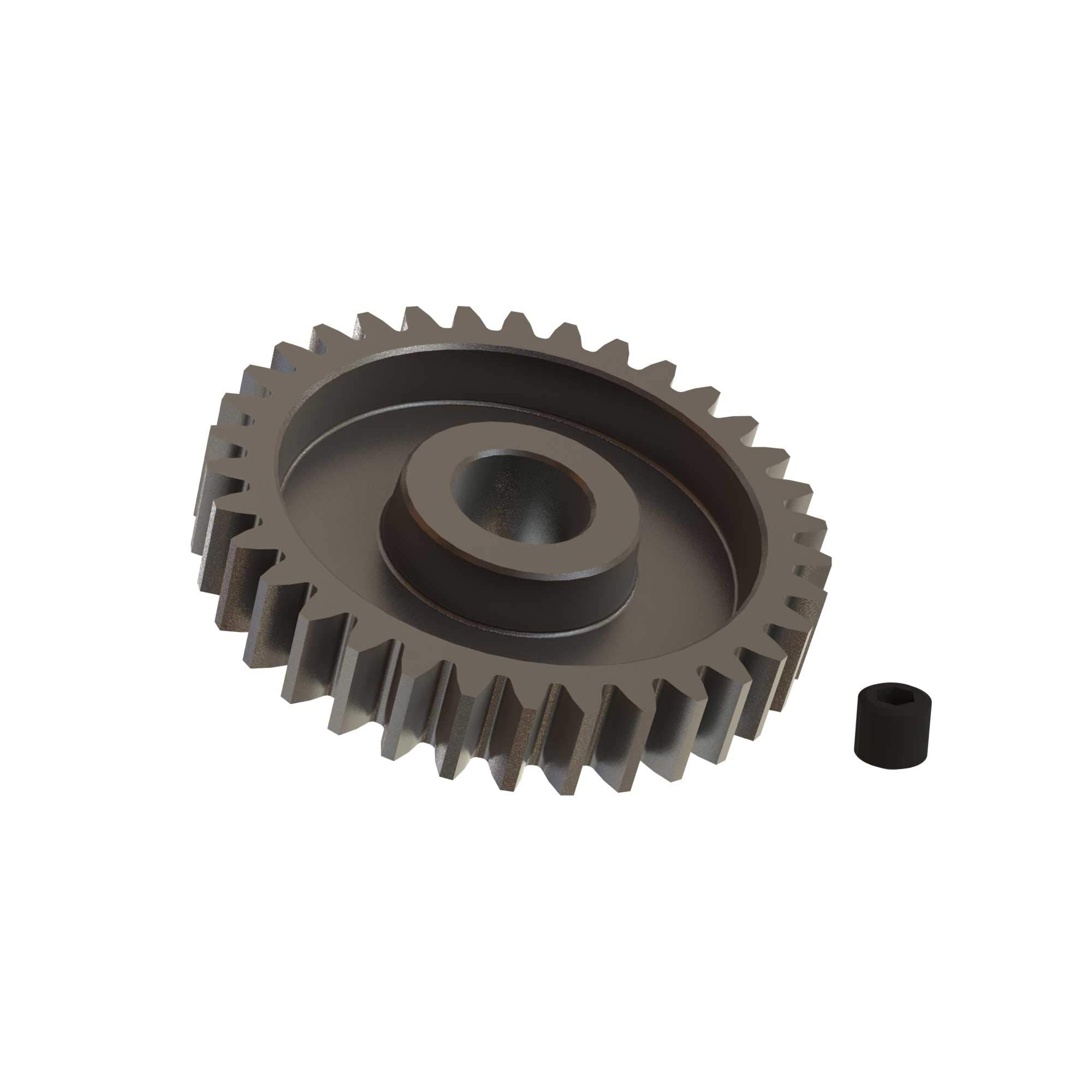 arrma-kraton-spool-zahnrad-34t-mod1-8mm-stahl-ersatzteil image 1