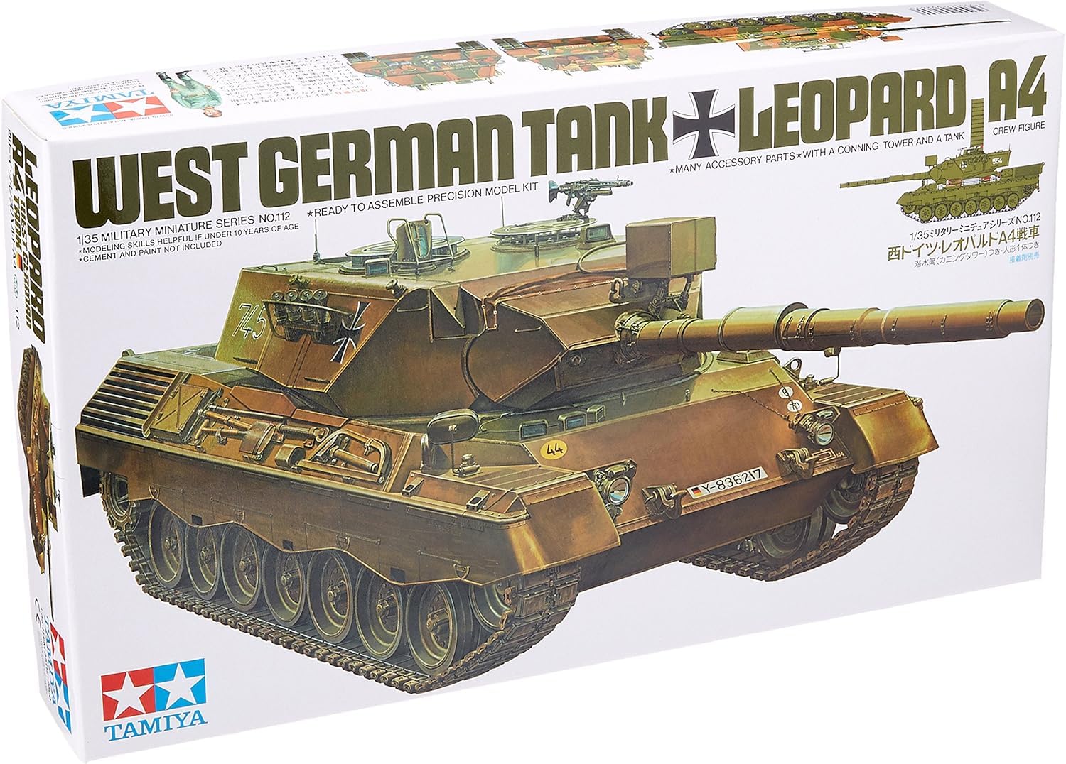 tamiya-35112-leopard-1a4-plastikbausatz-1-35-figur image 2