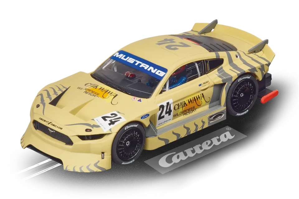carrera-ford-mustang-gty-no-24-slotcar-1-32-mit-licht image 1
