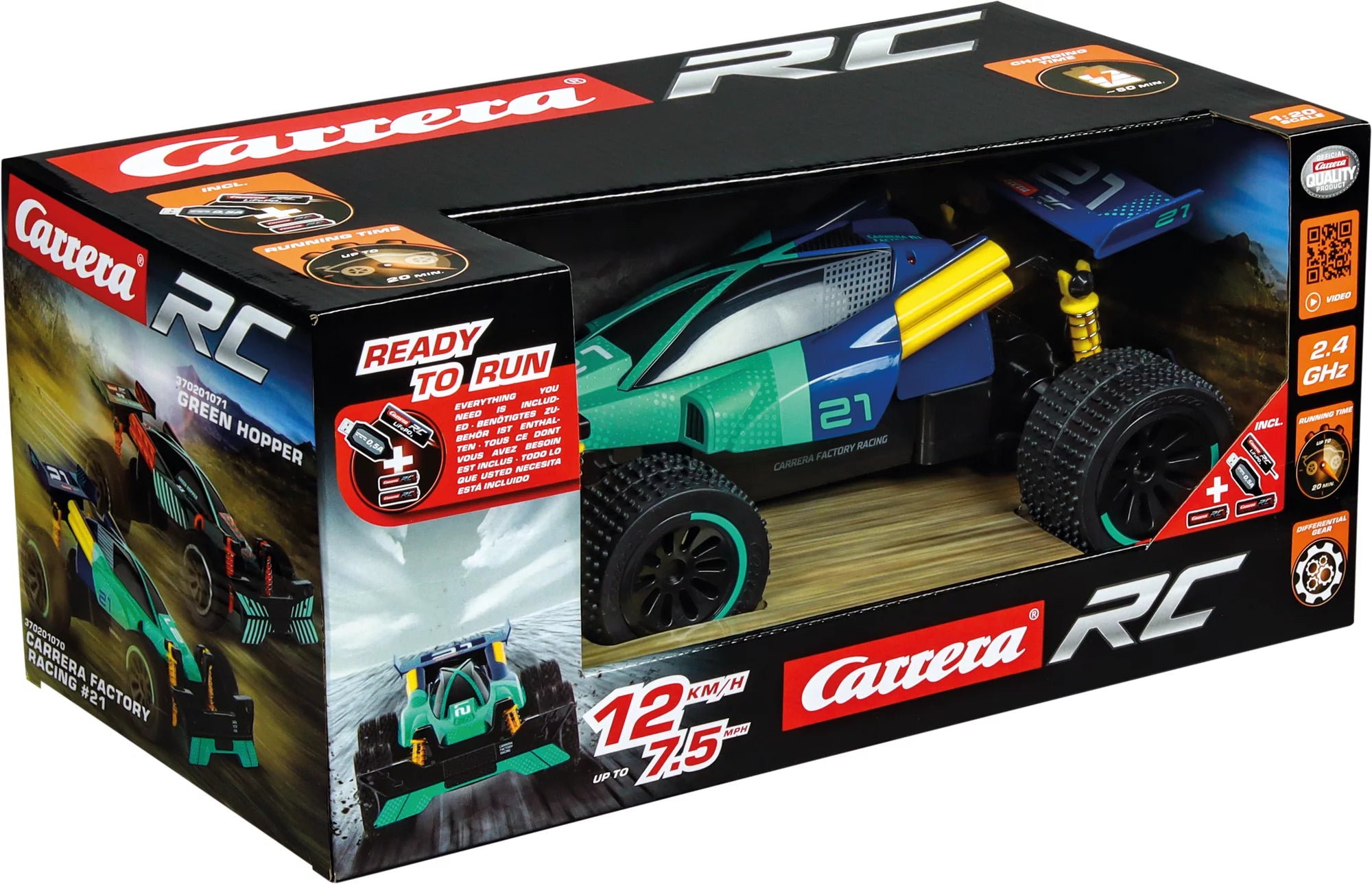 carrera-action-factory-racing-21-rc-auto-2-4-ghz-rennwagen image 7