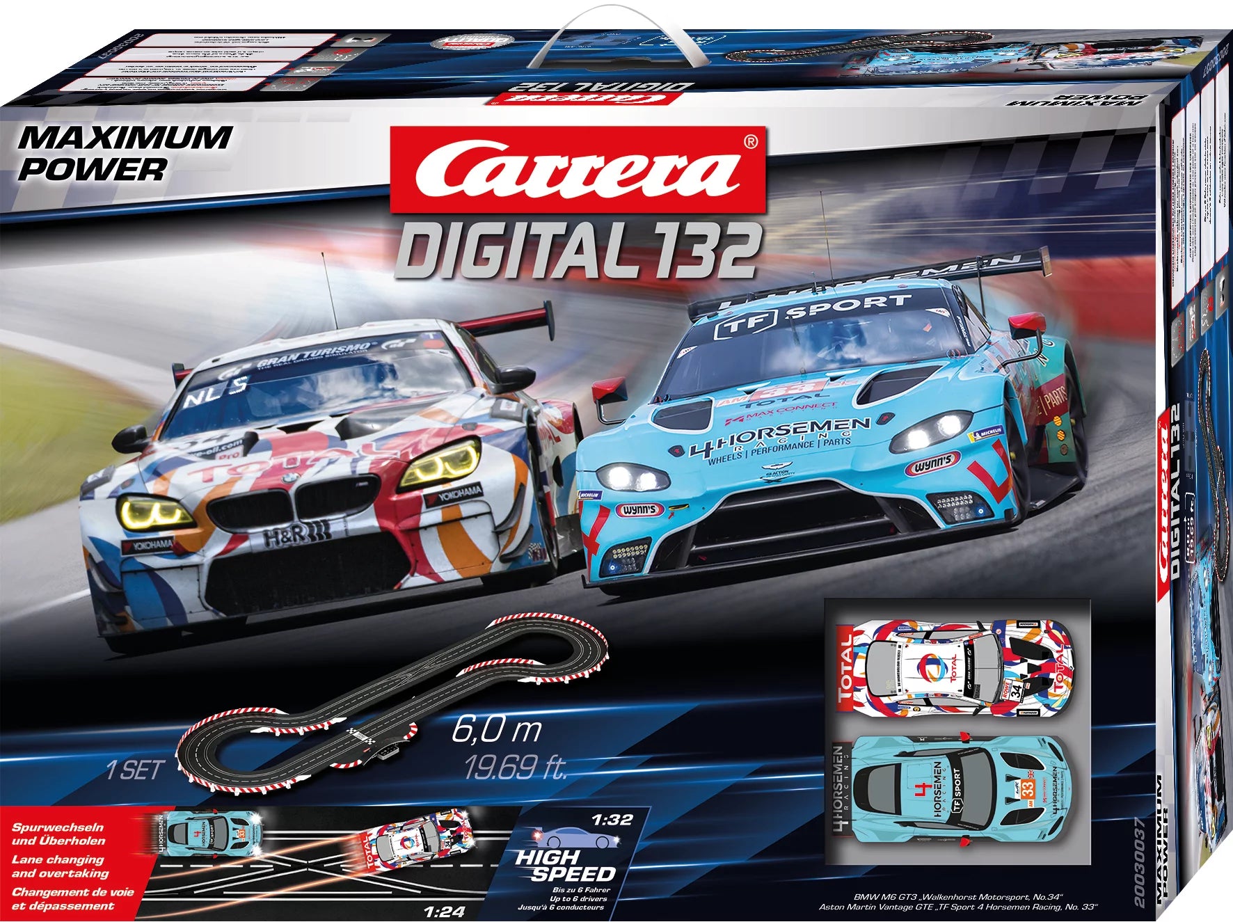 carrera-maximum-power-rennbahn-set-digital-132-6-m image 1