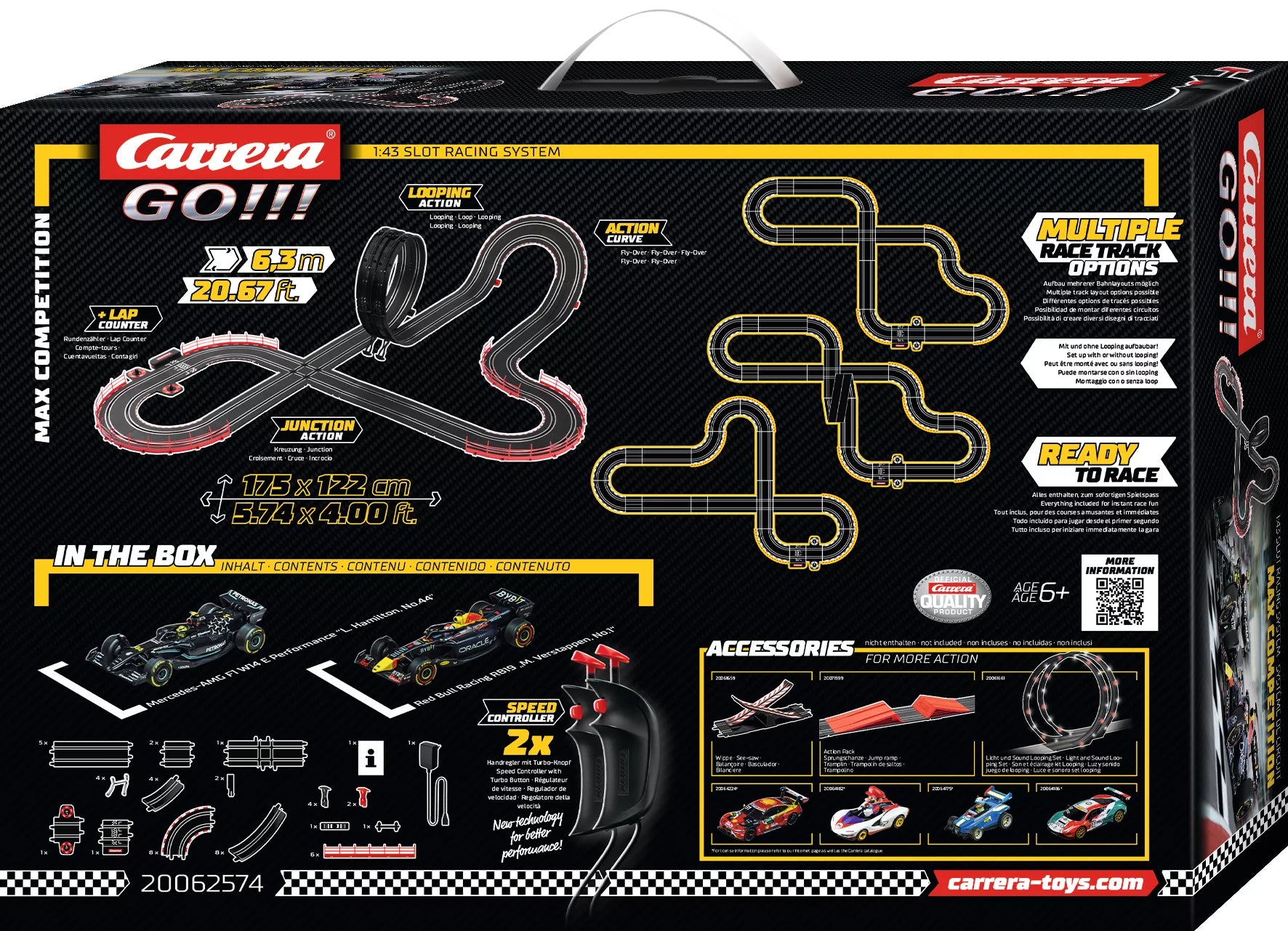 carrera-max-competition-rennbahn-set-formel-1-6-3-m image 3