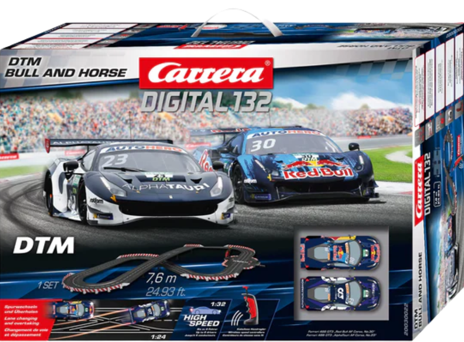 carrera-digital-132-dtm-bull-and-horse-rennbahn-set-7-6-m image 1