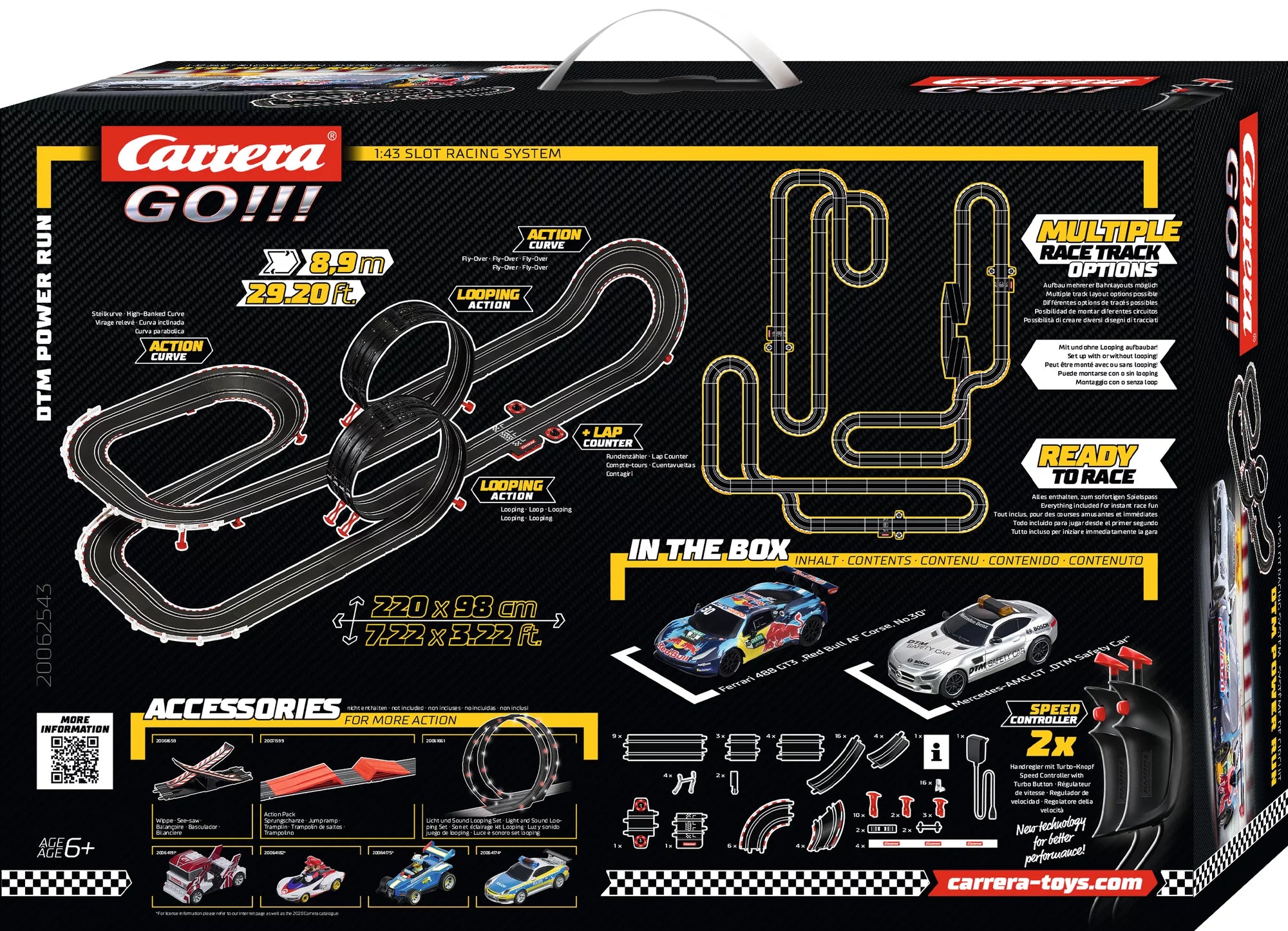 carrera-go-dtm-power-run-rennbahn-set-8-9-m-mit-looping image 2