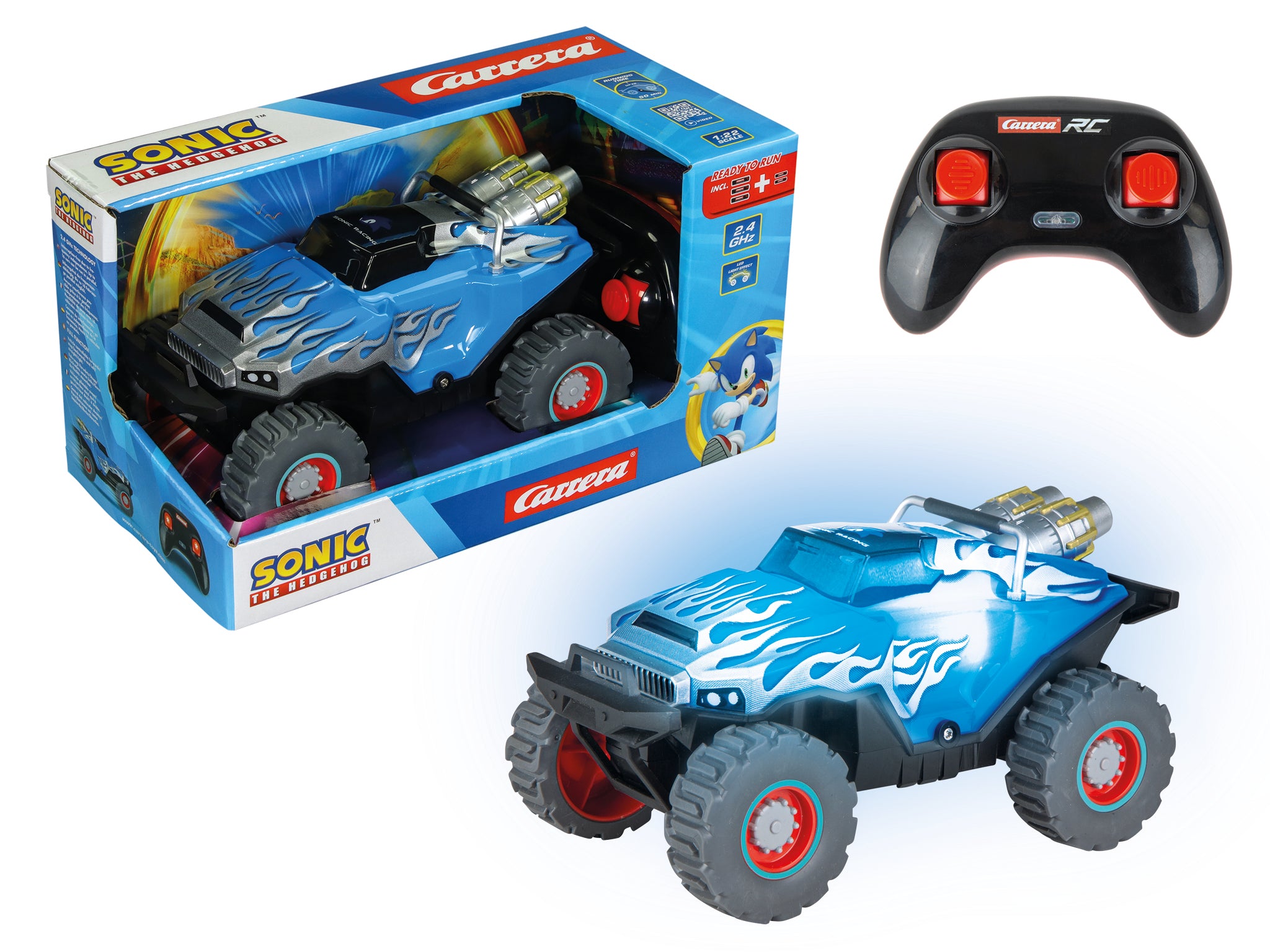 carrera-sonic-racing-crossworlds-monster-truck-sonic-rc-auto image 2