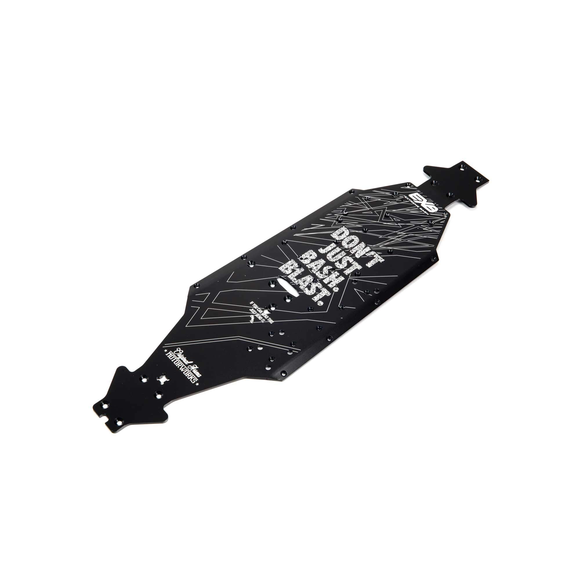 arrma-mini-ara320610-chassis-cnc-7075-t6-xlwb-schwarz image 2