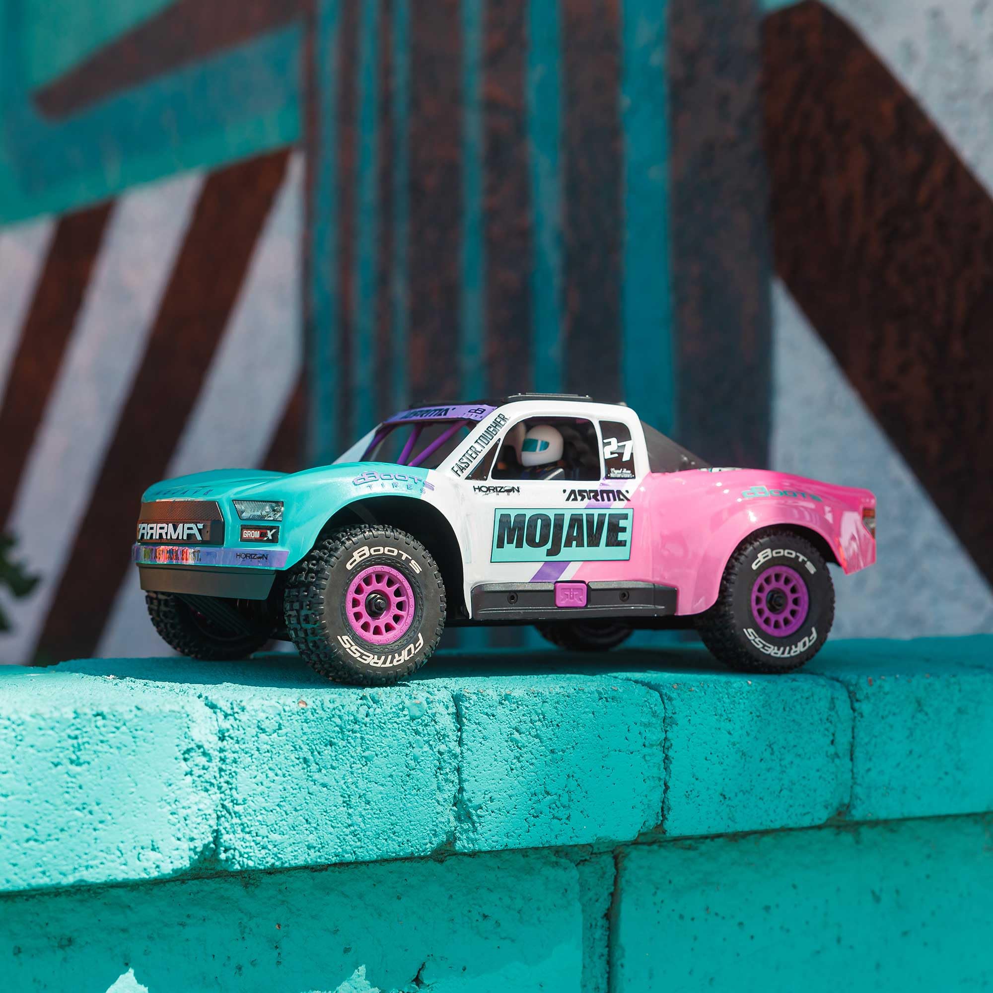 arrma-mojave-grom-223s-desert-truck-1-16-teal-brushless-rtr image 3
