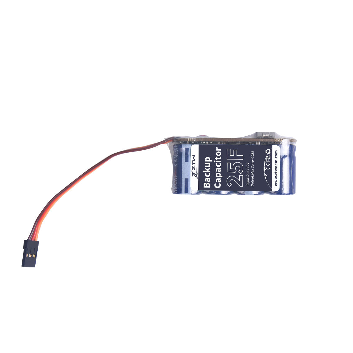 ztw-capacitor-backup-25f-6v-12v-25a-puffer-kondensator-heli image 1