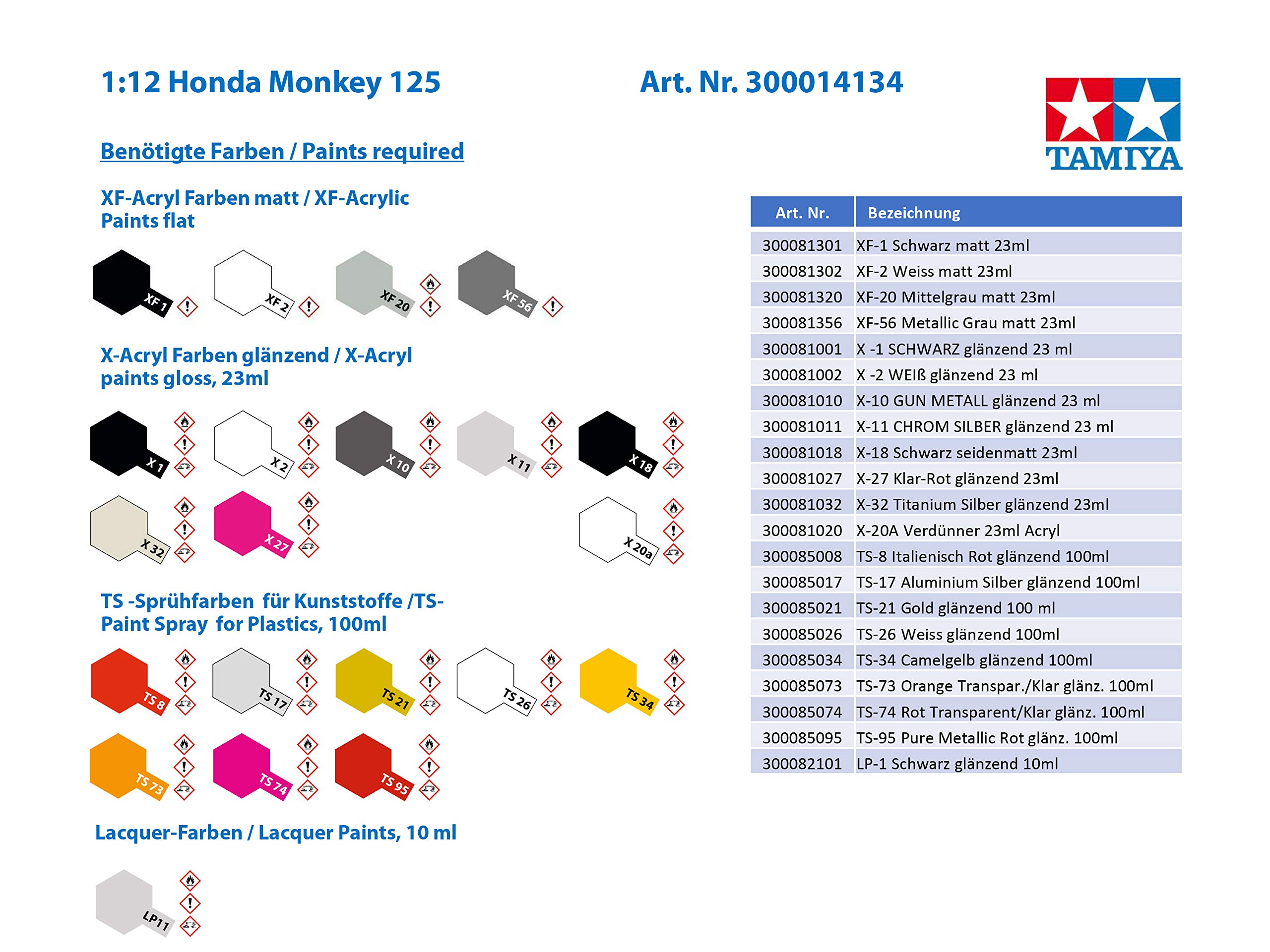 tamiya-14134-honda-monkey-125-modellbausatz-1-12-unlackiert image 4