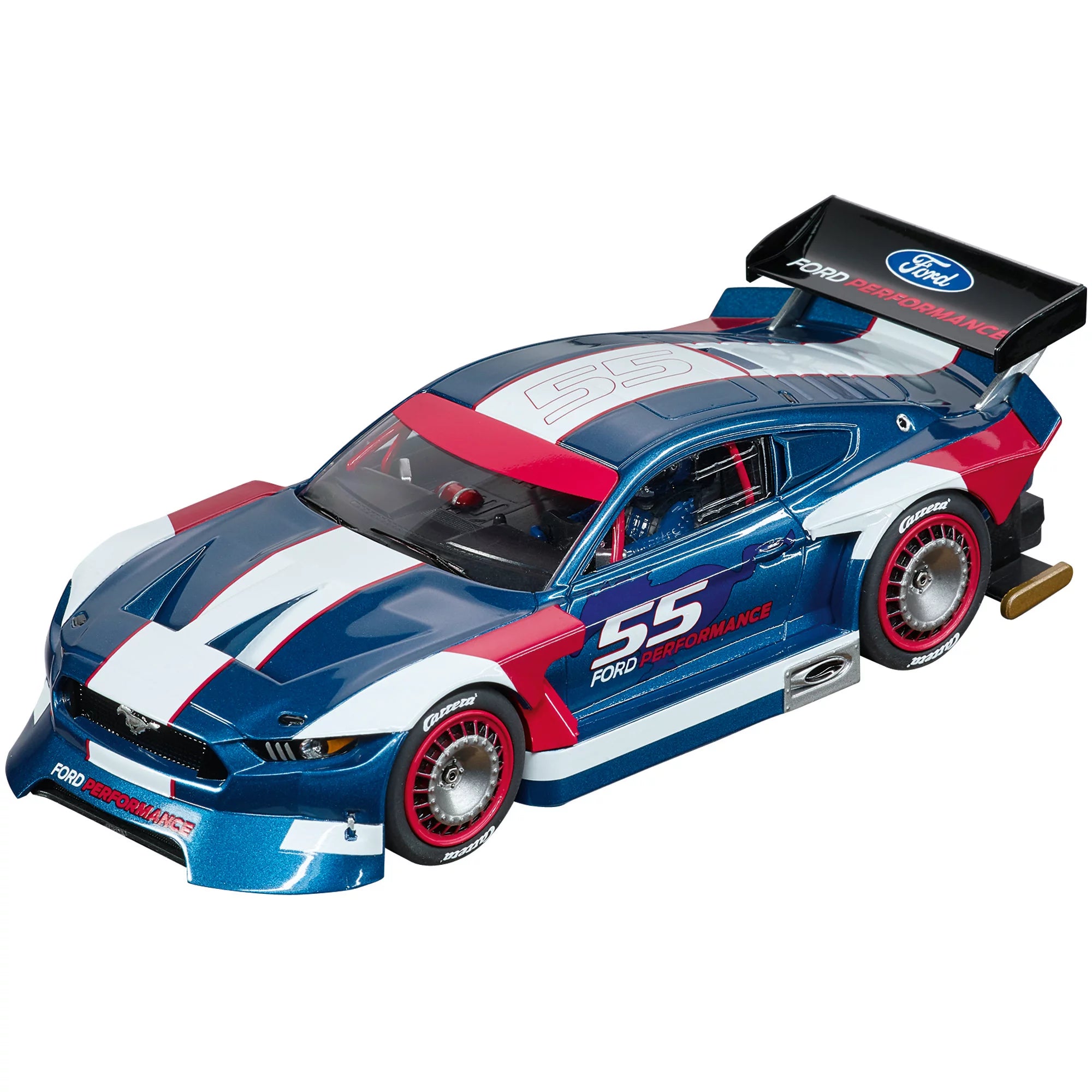 carrera-digital-132-break-away-rennbahn-set-mustang-camaro image 3