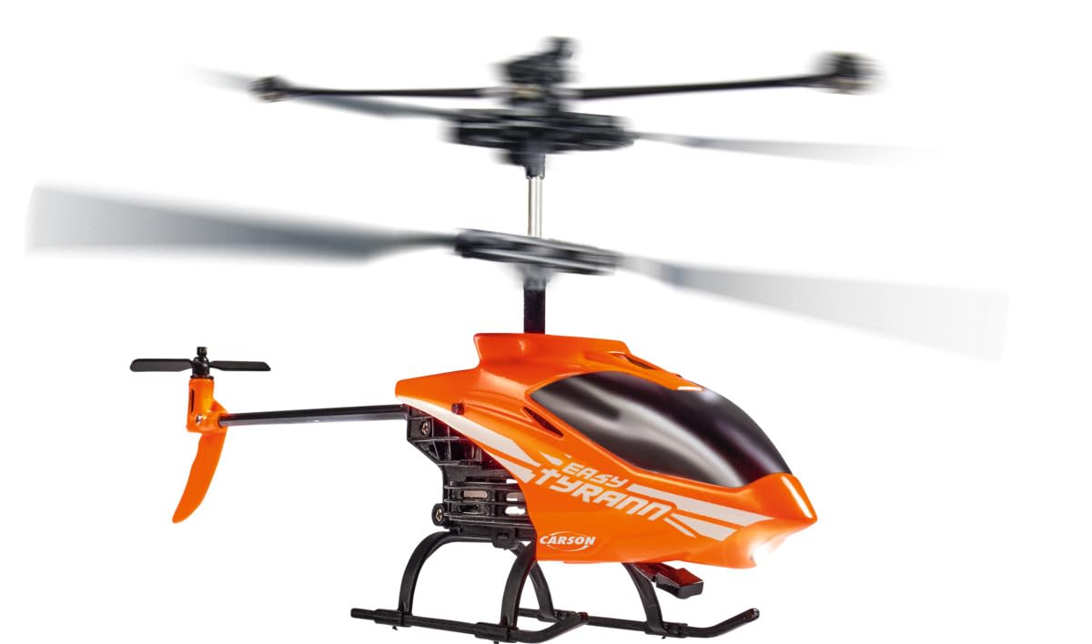 carson-nano-tyrann-rc-hubschrauber-2ch-gyro-orange-rtf image 2