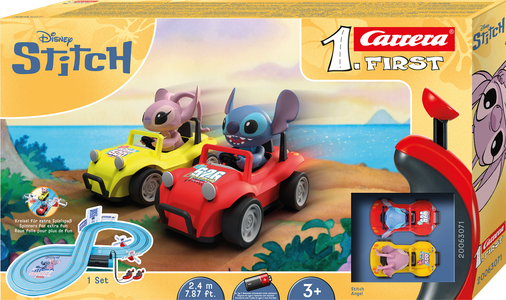 carrera-action-disney-stitch-2-4-rc-auto-ferngesteuert image 1