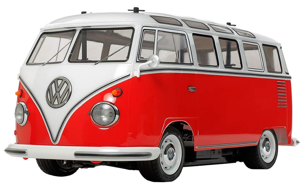 tamiya-58668-vw-bus-type-2-t1-m-06-1-10-rc-bausatz-unlackiert image 1