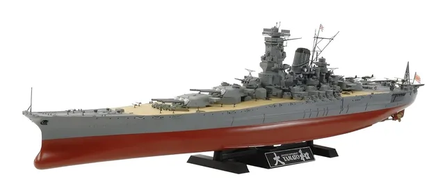 tamiya-yamato-1-350-schlachtschiff-modellbausatz-unlackiert image 1