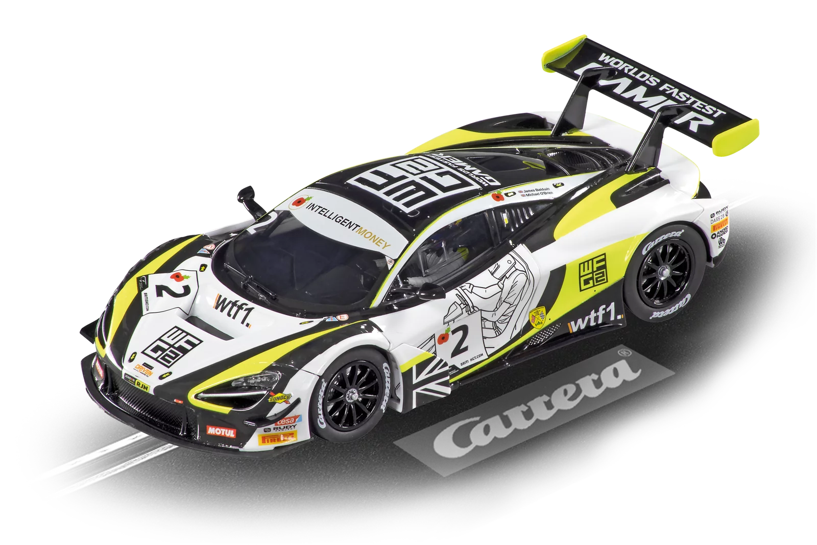 carrera-digital-132-mclaren-720s-gt3-slotcar-no-2-1-32 image 1