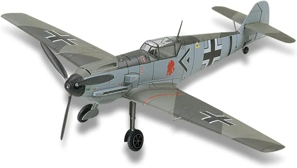 tamiya-300060750-messerschmitt-bf109e-3-flugzeugbausatz-1-72 image 1