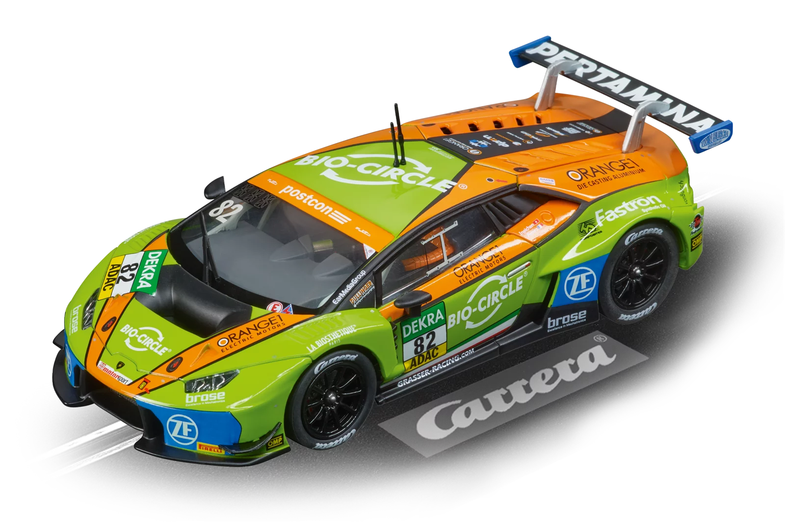 carrera-evolution-lamborghini-hurac-n-gt3-slotcar-1-32-grasser image 1